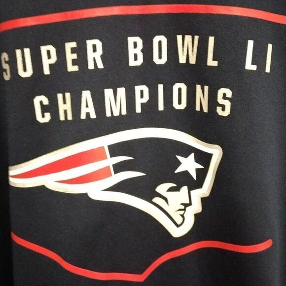 Nike, New England Patriots Hoodie, XL, Navy Blue - Picture 1 of 7